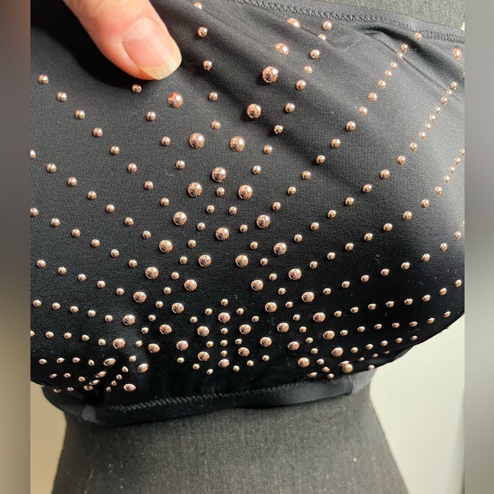 Shade & Shore Black Studded Bikini Top - Picture 2 of 12